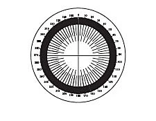 Circular Scale Contact Reticles -tool Sales 1609