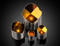 Replicated Hollow Metal Retroreflectors