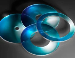 Sapphire Windows With Through Holes